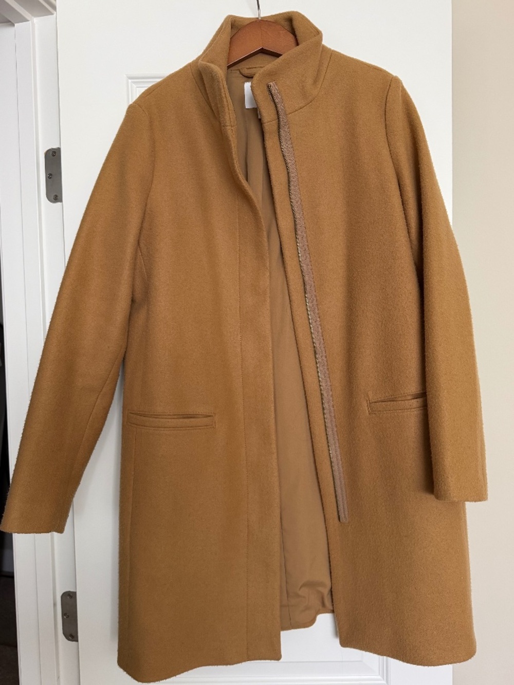 Old Navy camel wool blend coat